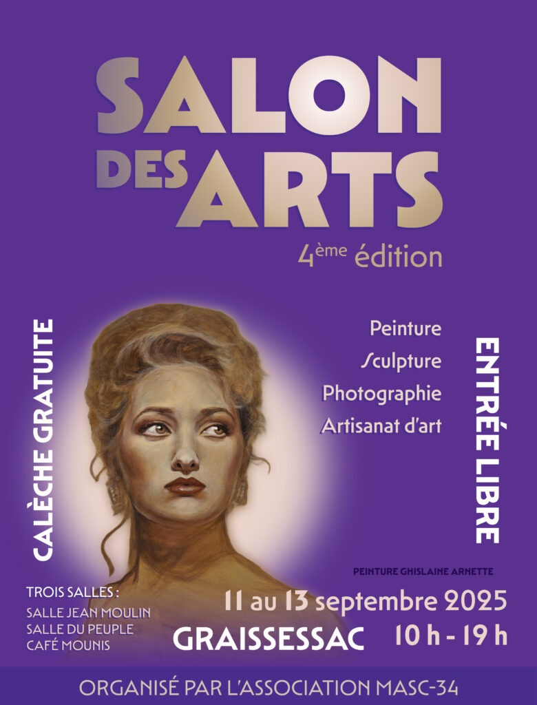 SALON DES ARTS 2026 - MASC 34 - AFFICHE Cadre
