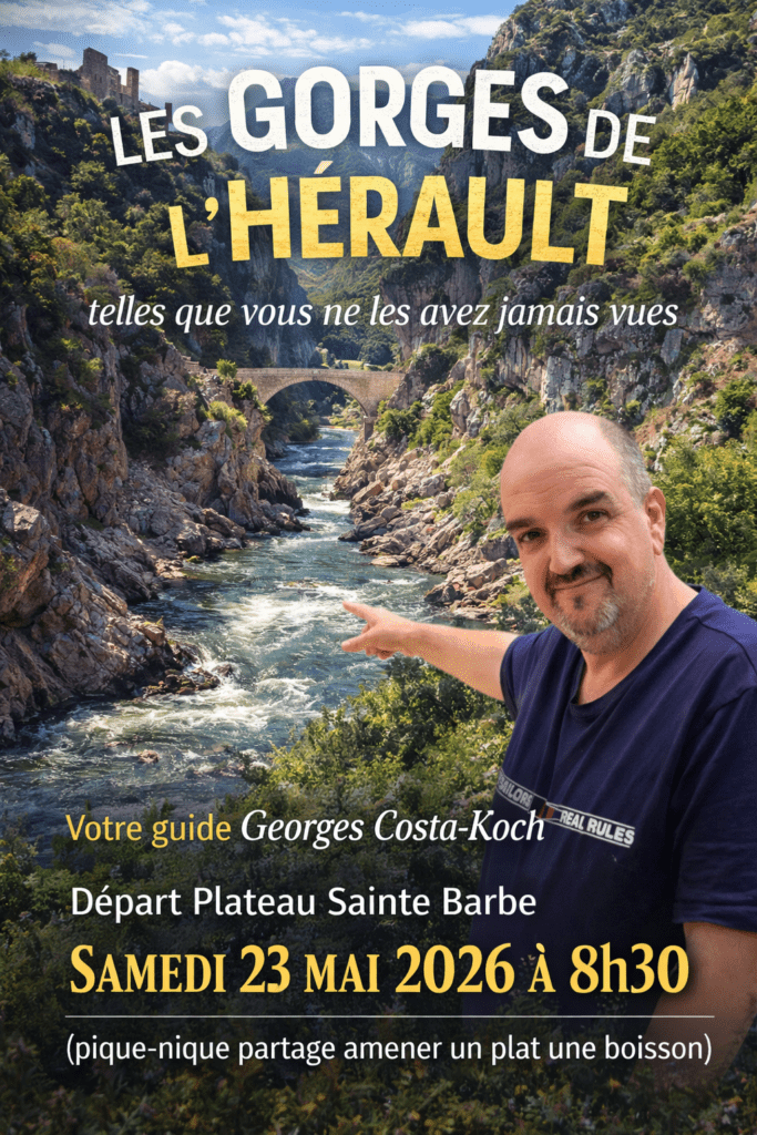 Vista des Gorges de l'Hérault 23 mai 2026