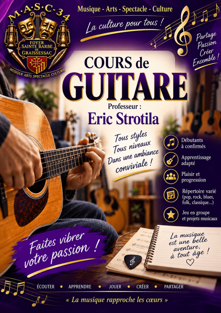 Cours Guitare