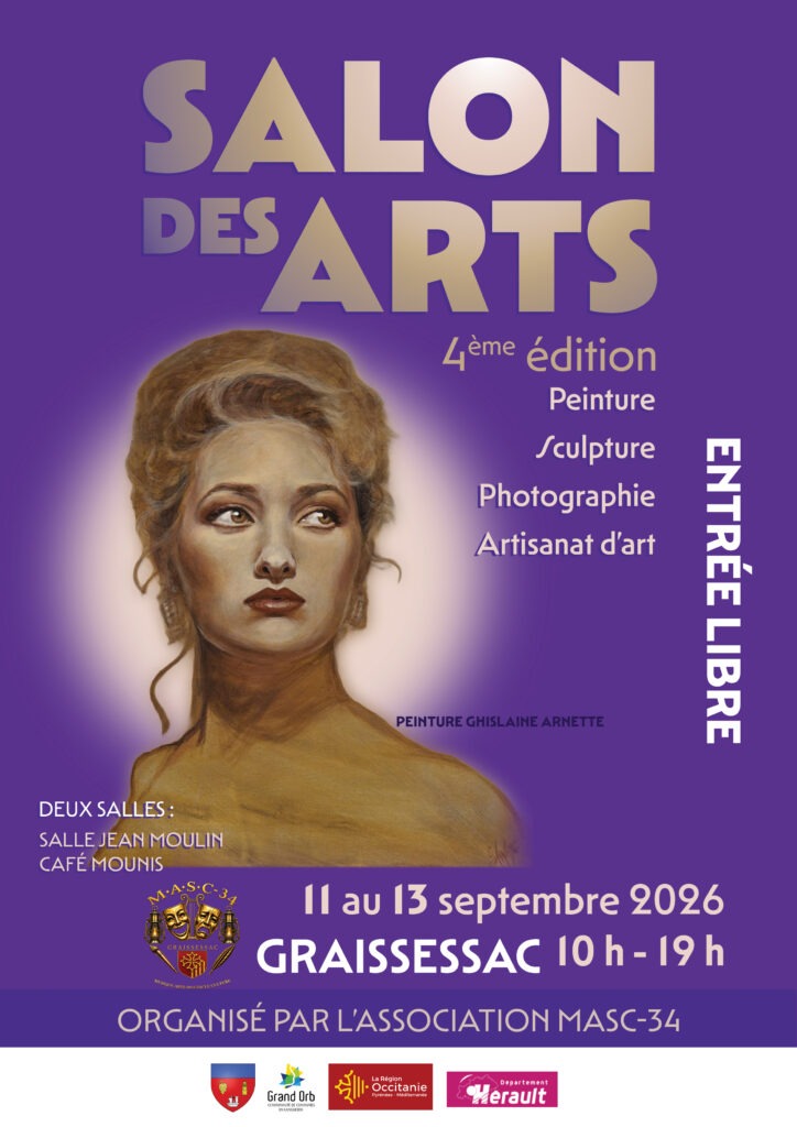 SALON DES ARTS 2026 - MASC 34 - AFFICHE